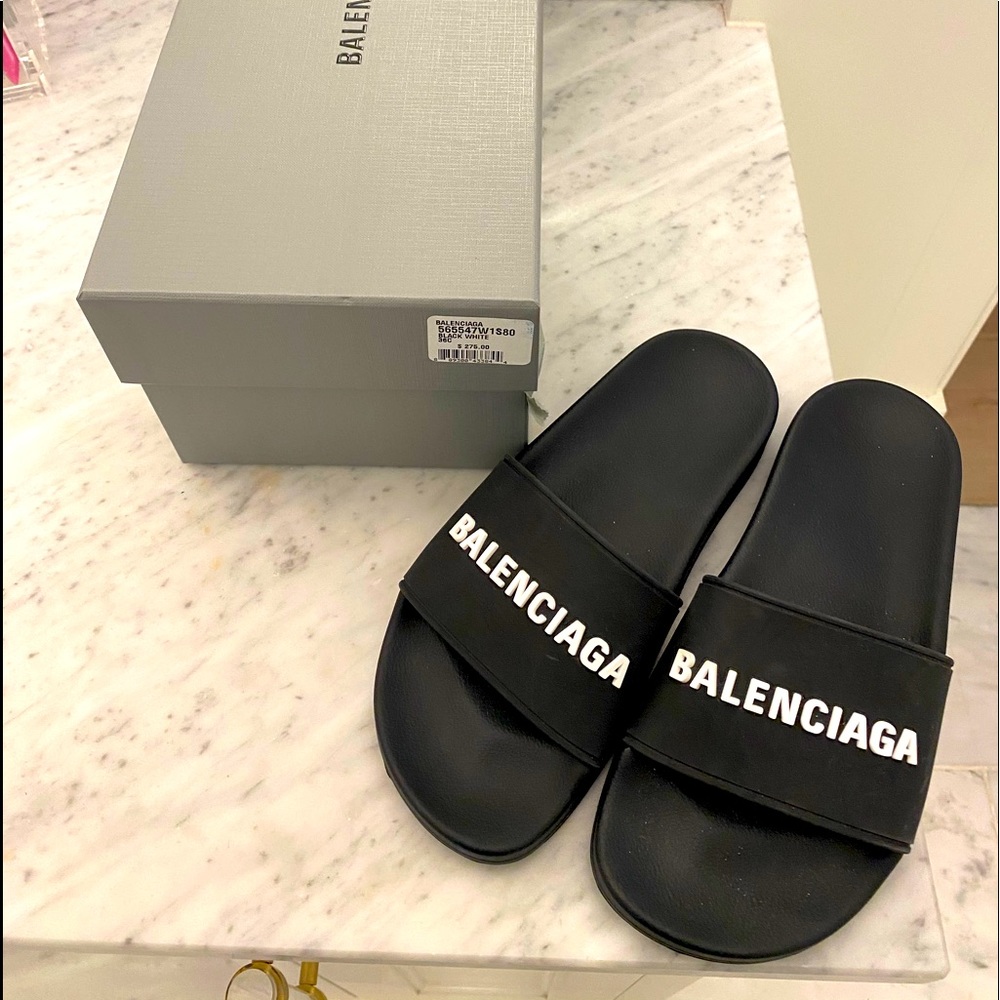 Authentic new Balenciaga Slides
